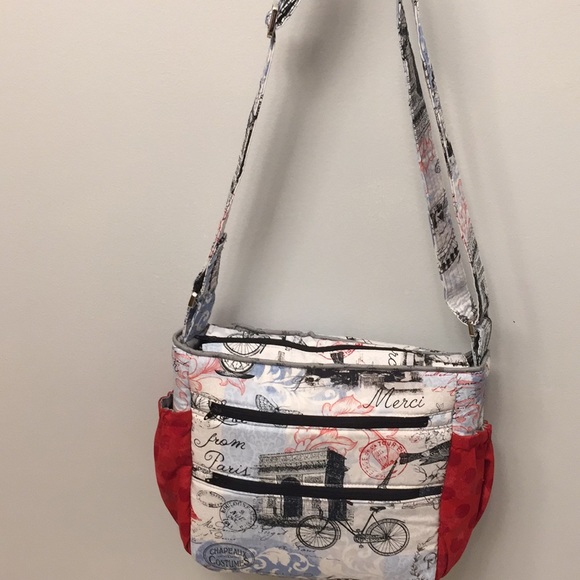 Paris themed crossbody bag - Picture 3 of 3